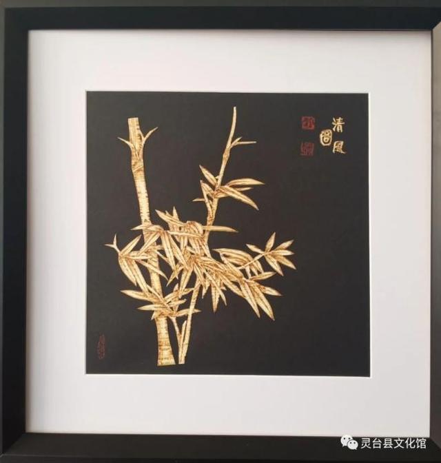 快來圍觀丨靈臺(tái)縣文化館干部劉強(qiáng)麥稈畫又出新作品啦！