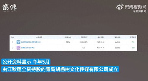 江歌媽媽成立傳媒公司，注資10萬進軍互聯網食品銷售